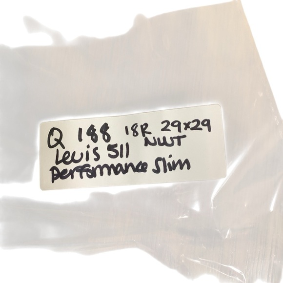 Levi's 511 Boys NWT Performance Slim Fit Blue Jeans Size 18R 29x29 - Picture 7 of 7